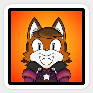 Fox’s Grin Sticker